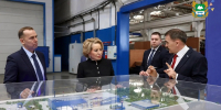 Валентина Матвиенко побывала в Курганском индустриальном парке - Газета Куртамышская нива
